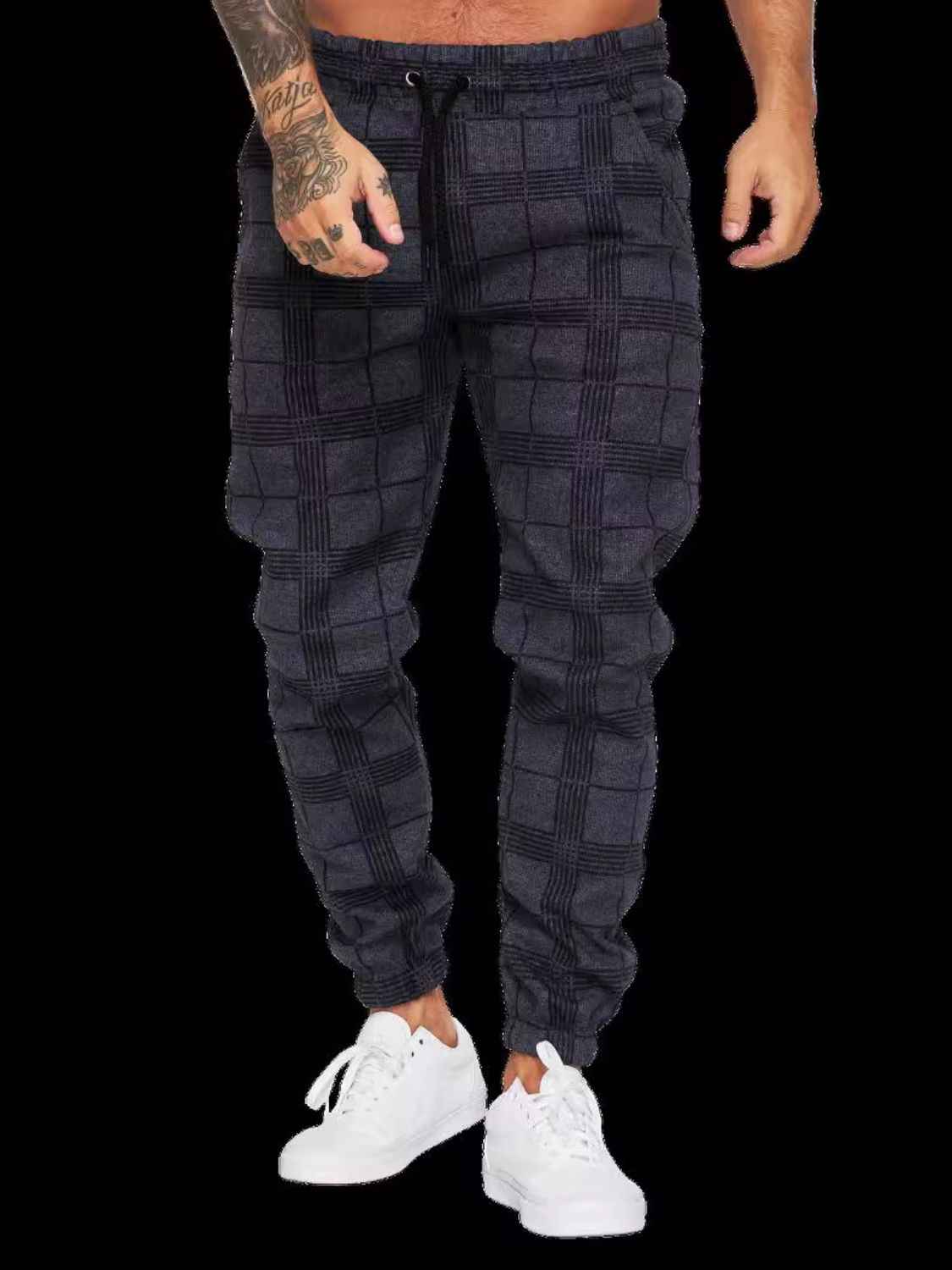 Men's Plaid Drawstring Pants - Damned Threads